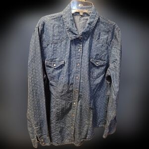 20-Daniel Rainn jean button down(imperfect)